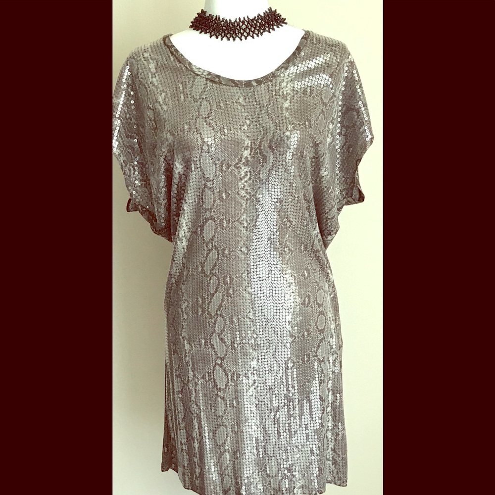Michael Kors Slinky Dress, Sequin front.